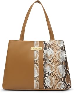 Caprese Molly Medium Satchel Bag for Women with Adjustable & Detachable Strap | Multiple Compartments | Versatile Shoulde... Price In India