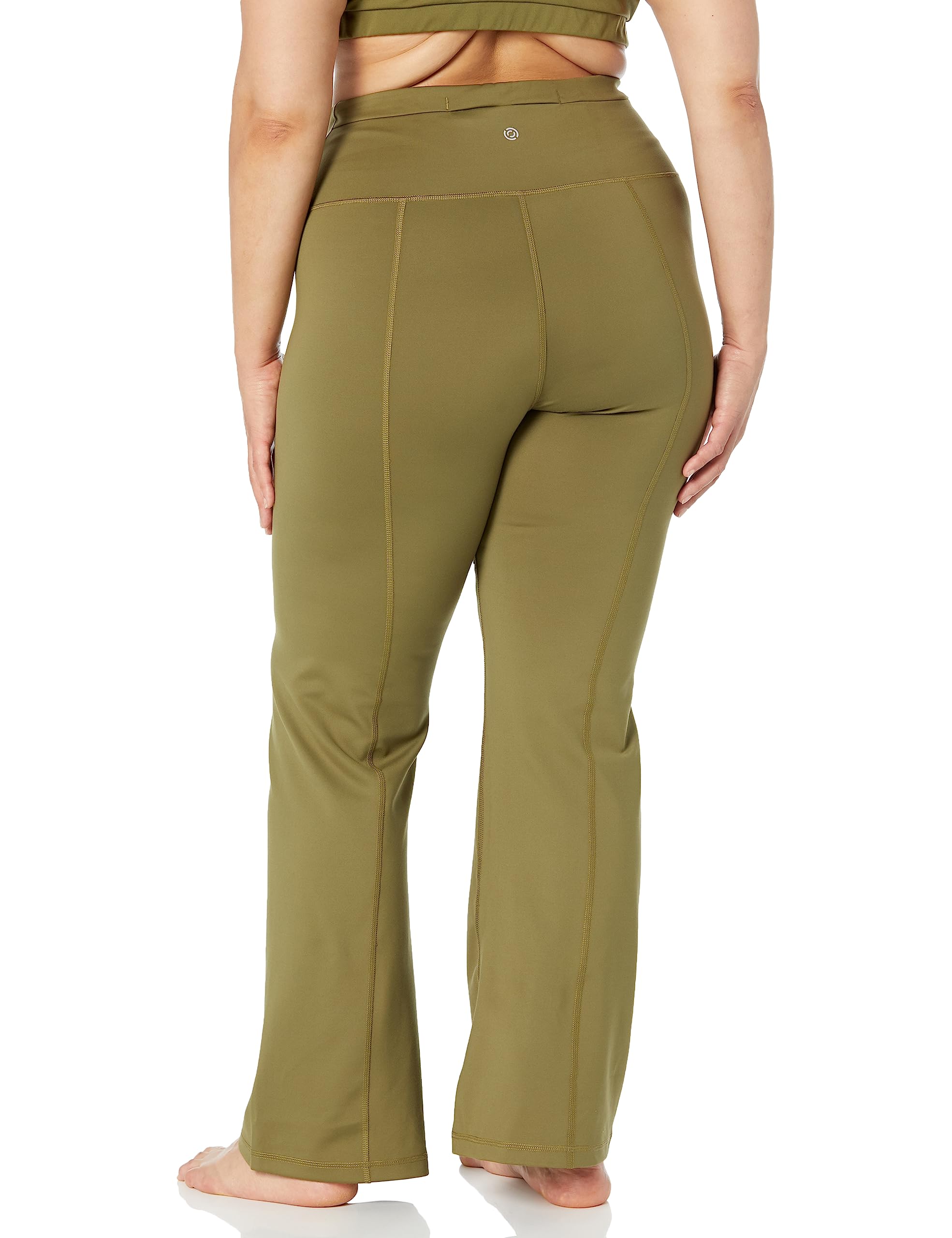 Amazon Essentials Damskie legginsy Build Your Own Studio Sculpt Mid Waist Bootcut (wcześniej Core 10)