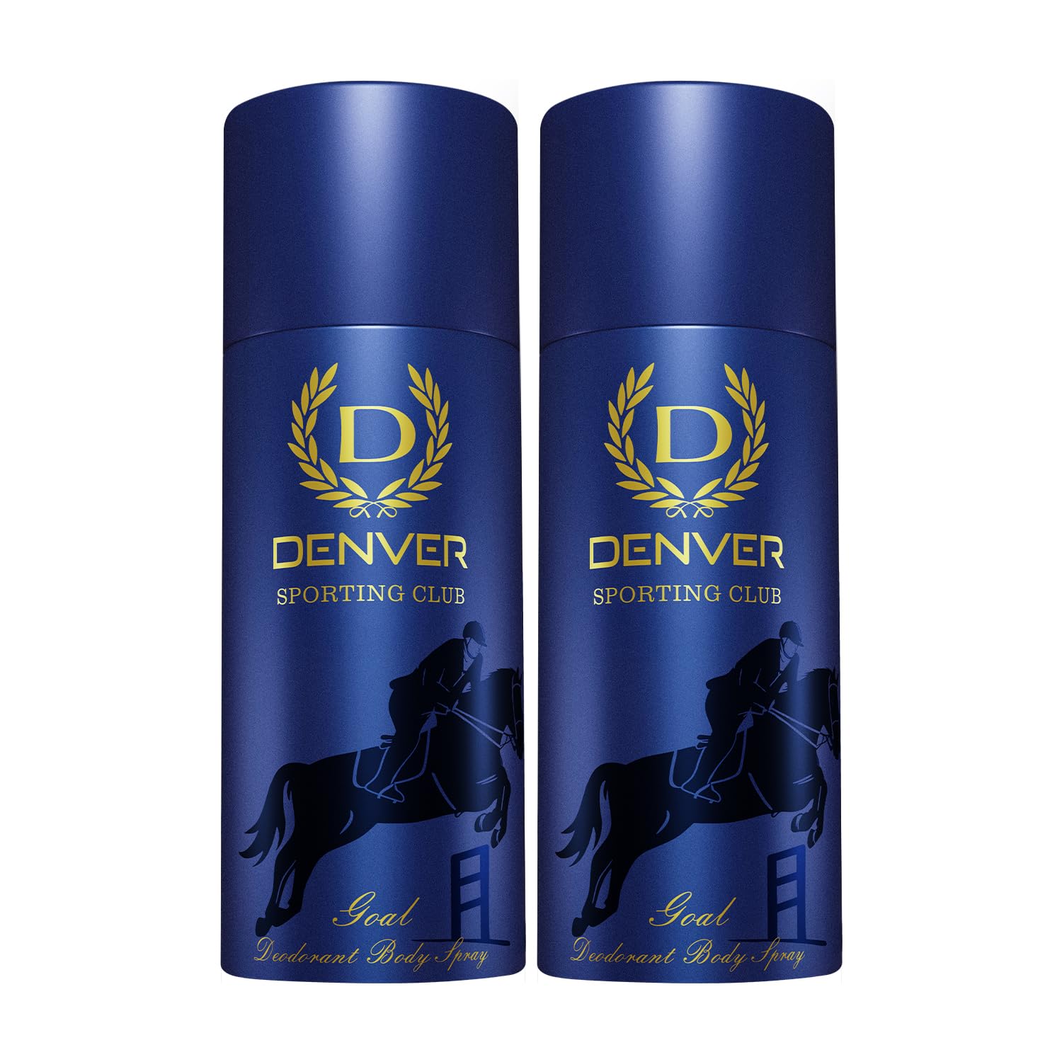 DENVER Goal Deodorant- 150ML Each (Combo Pack of 2) | Long Lasting Deodorants Body Spray for Men