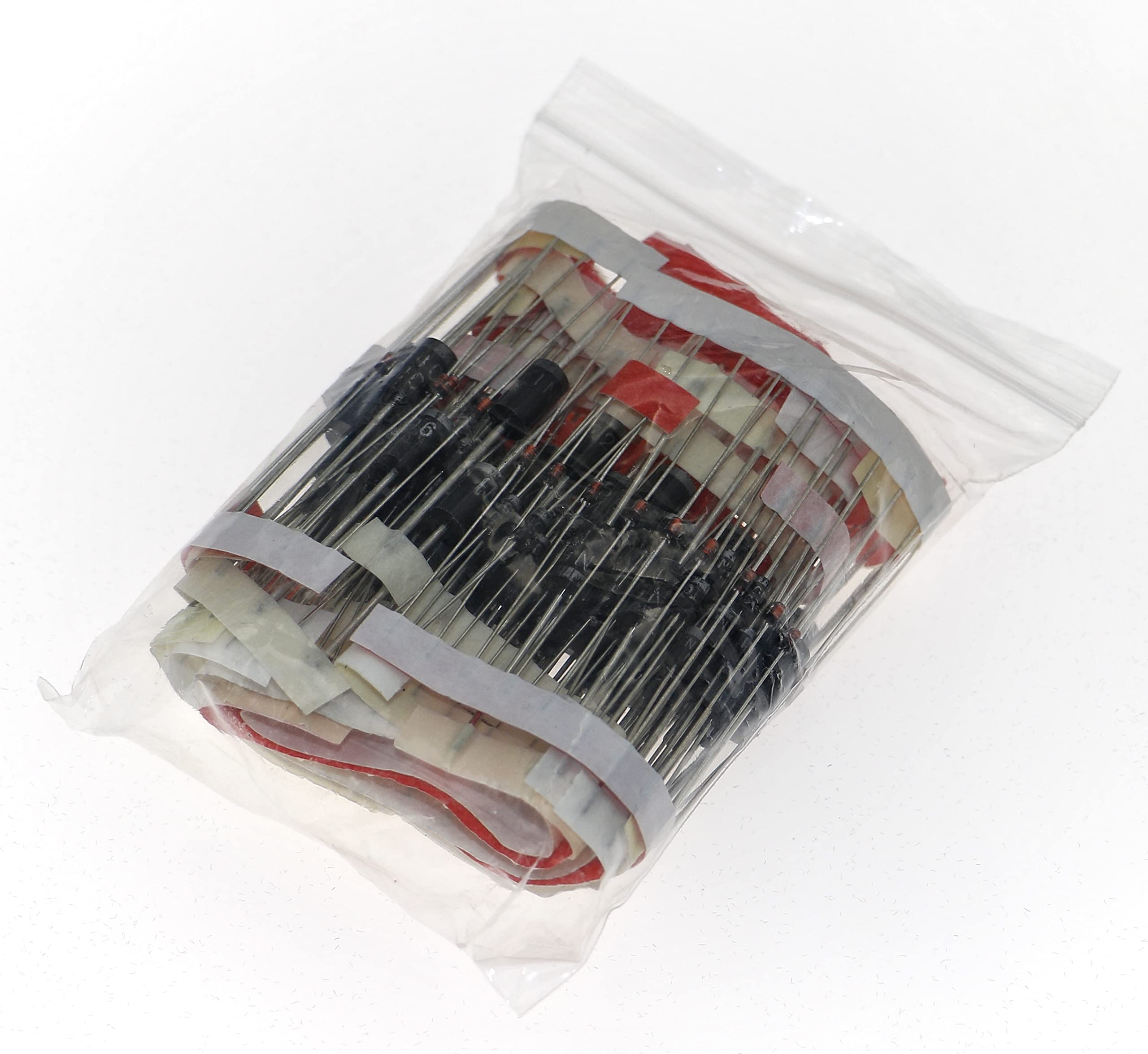 Kit Assortito di diodi Schottky di commutazione da 200 Pezzi 1N4001 1N4004 1N4007 1N5408 UF4007 FR207 1N5817 1N5819 1N5822 1N4148 RL207