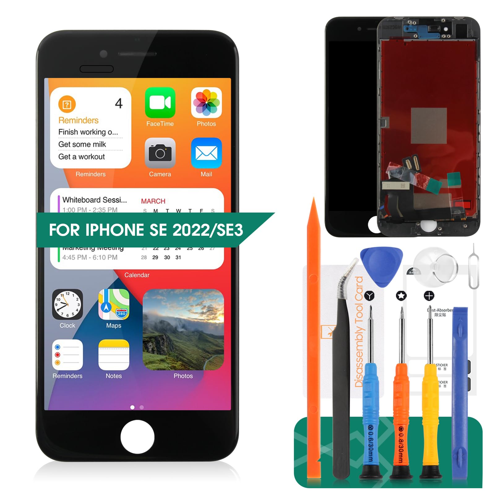 Amazon.com: SRJTEK Original iPhone SE 2022 Screen