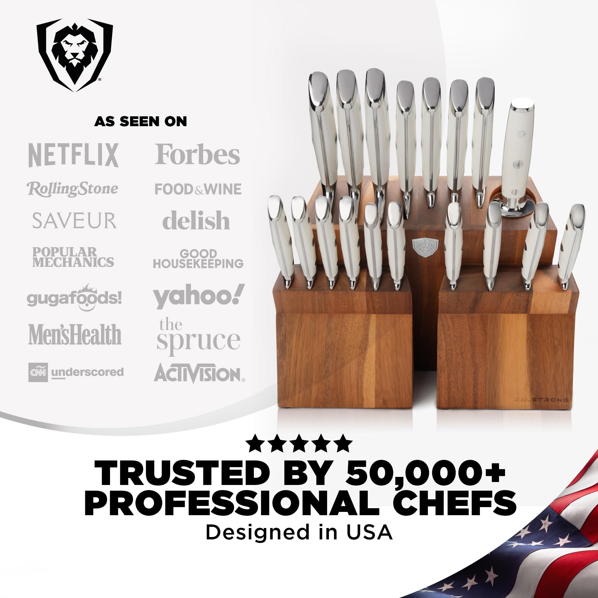Dalstrong 18-Pc Colossal Knife Block Set - German High-Carbon Steel — Amazon image 6