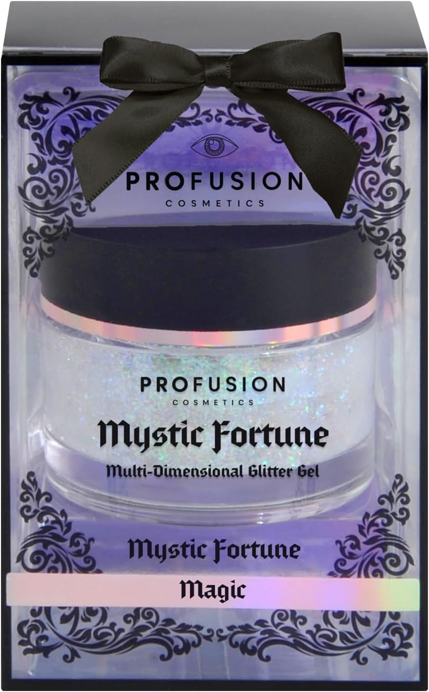 Profusion Cosmetics Mystic Fortune Multi-Dimensional Glitter Gel for Face and Body, Transform Your Look with Color Shifting Glitter for Concerts, Music, Festival and Rave