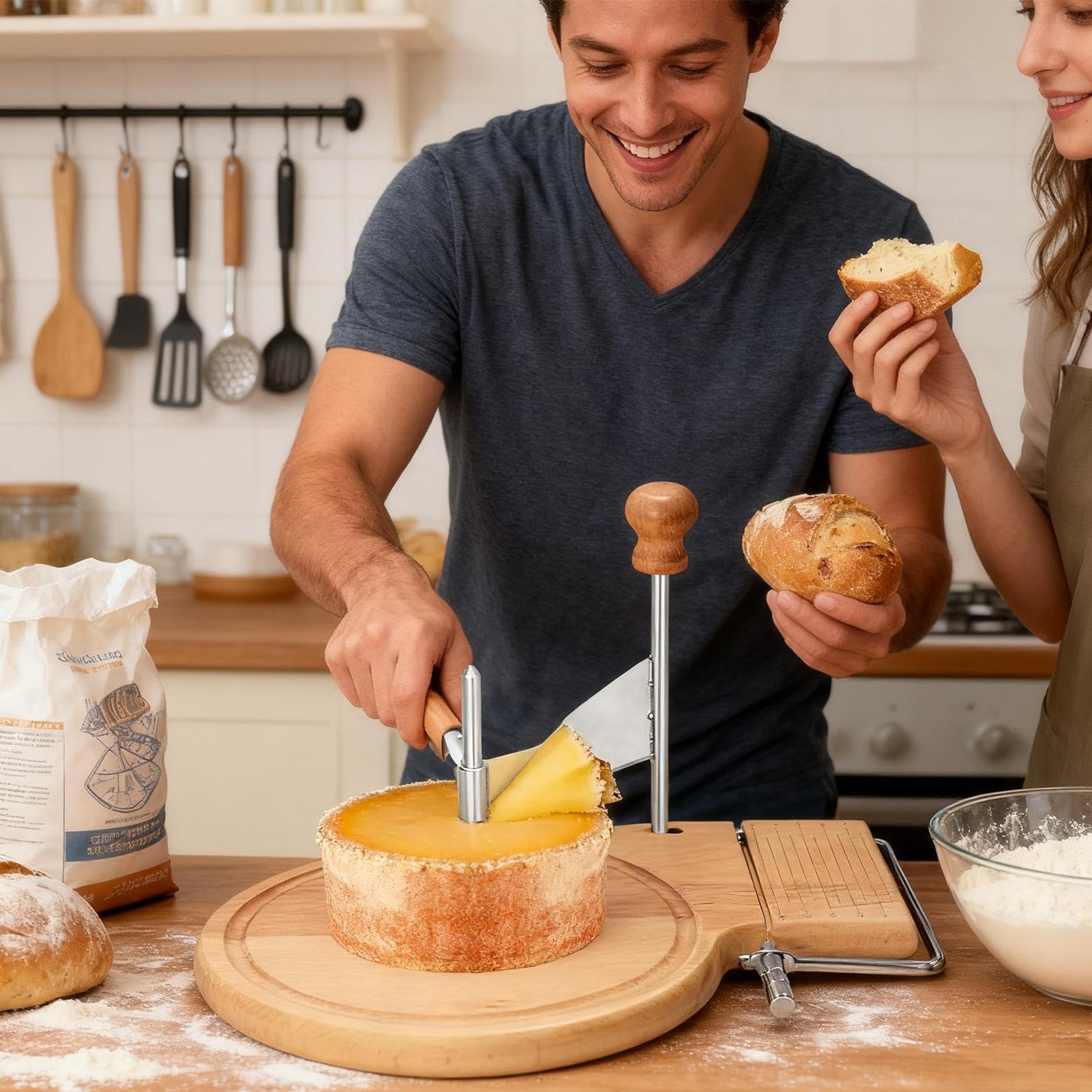 Käseschneider - Multifunktional und Effizient - Schneider für Blockkäse | Küchengerät Für Hauskochen, Mahlzeitenvorbereitung, Täglich Gesunde Ernährung, Vegetarische Diät,