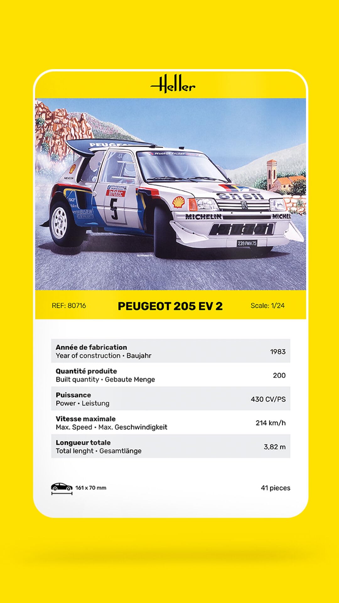 Peugeot Rally 205 1/24 Ev 2