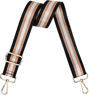Wide Shoulder Strap,Adjustable Replacement Cross Body Bag Strap,Crossbody Canvas Bags Replacement Belts,Wide Bag Straps with Clips,Wide Handbag Straps Crossbody for Women,Handbag Belt