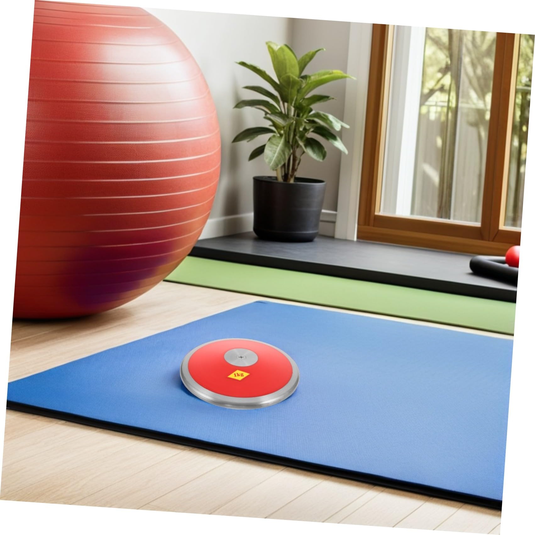 Disco Superficie Antideslizante de Nylon y Acero de Entrenamiento para Atletismo y Textura Mejorada para Entrenamiento al Aire Libre y Pista
