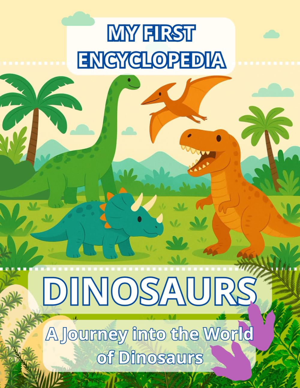 My First Encyclopedia - DINOSAURS. A Journey into the World of Dinosaurs.: A Dinosaur Book for Kids.