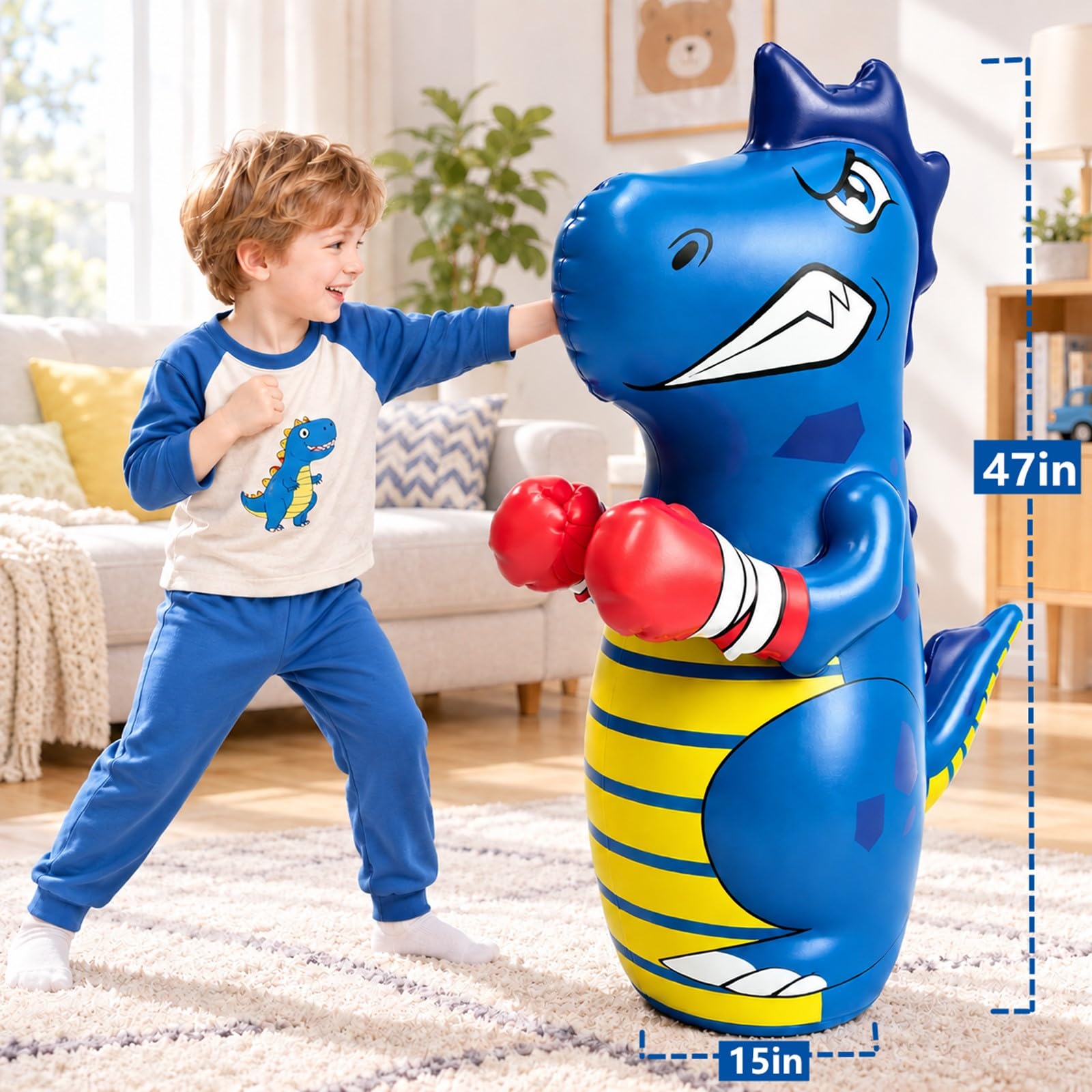 Kids Inflatable Punching Bag - Unicorn & Dino Bop Bag -5 Kids Inflatable Punching Bag - Unicorn & Dino Bop Bag -5