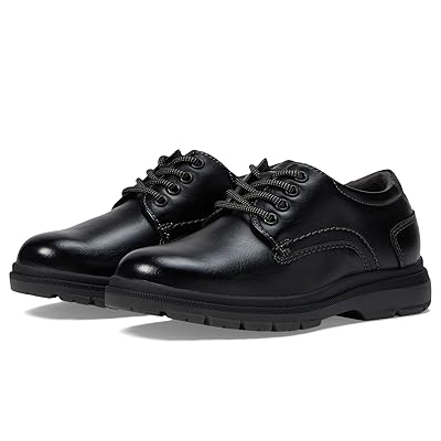 Florsheim Kids Lookout Jr. Plain Toe Oxford (Little Kid/Big Kid) Boys Shoes Black