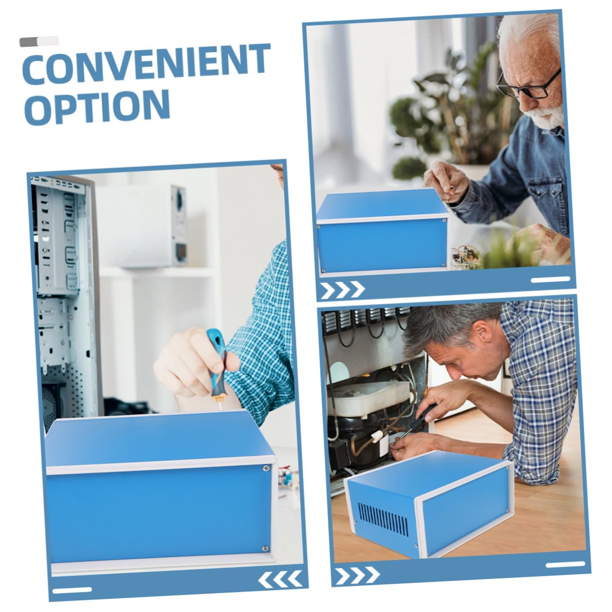 Caja de Conexiones Metálica para Proyectos, Caja de Cerramientos Metálicos Empotrada, Carcasa Electrónica 120x320x268 Mm, Resistente y Duradera, Uso Industrial y Eléctrico, 1 Unidad