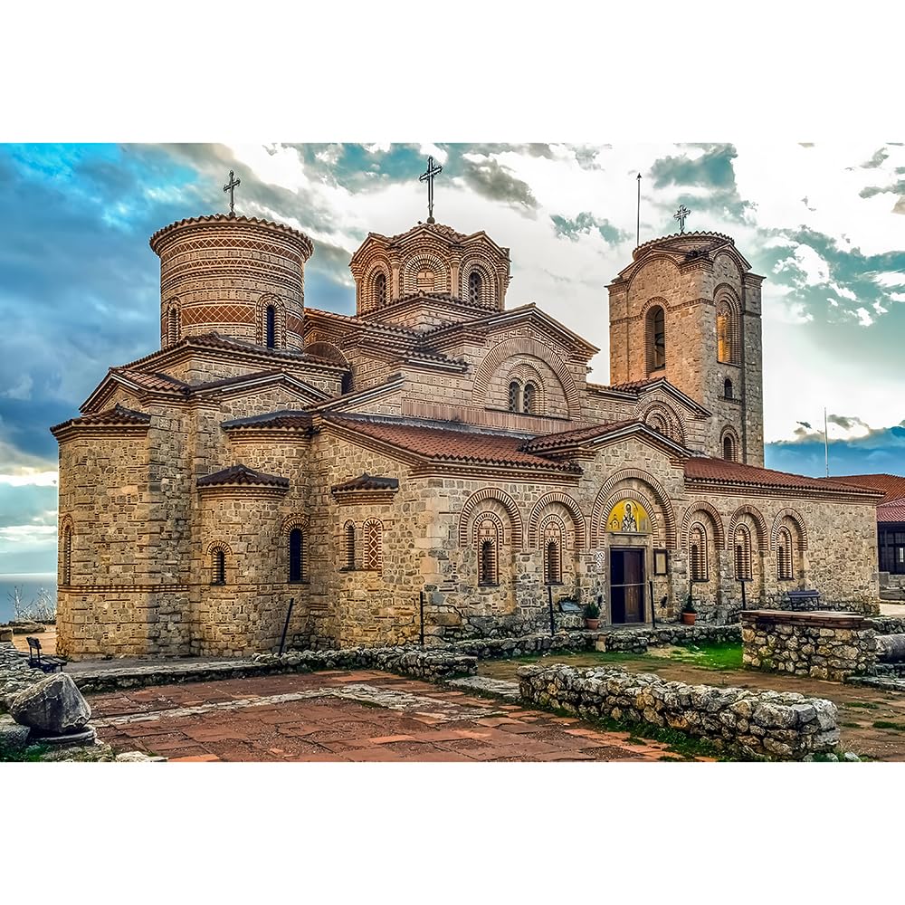 Puzzle da 2000 pezzi di Ohrid, Macedonia del Nord, Chiesa di San Clemente Puzzle