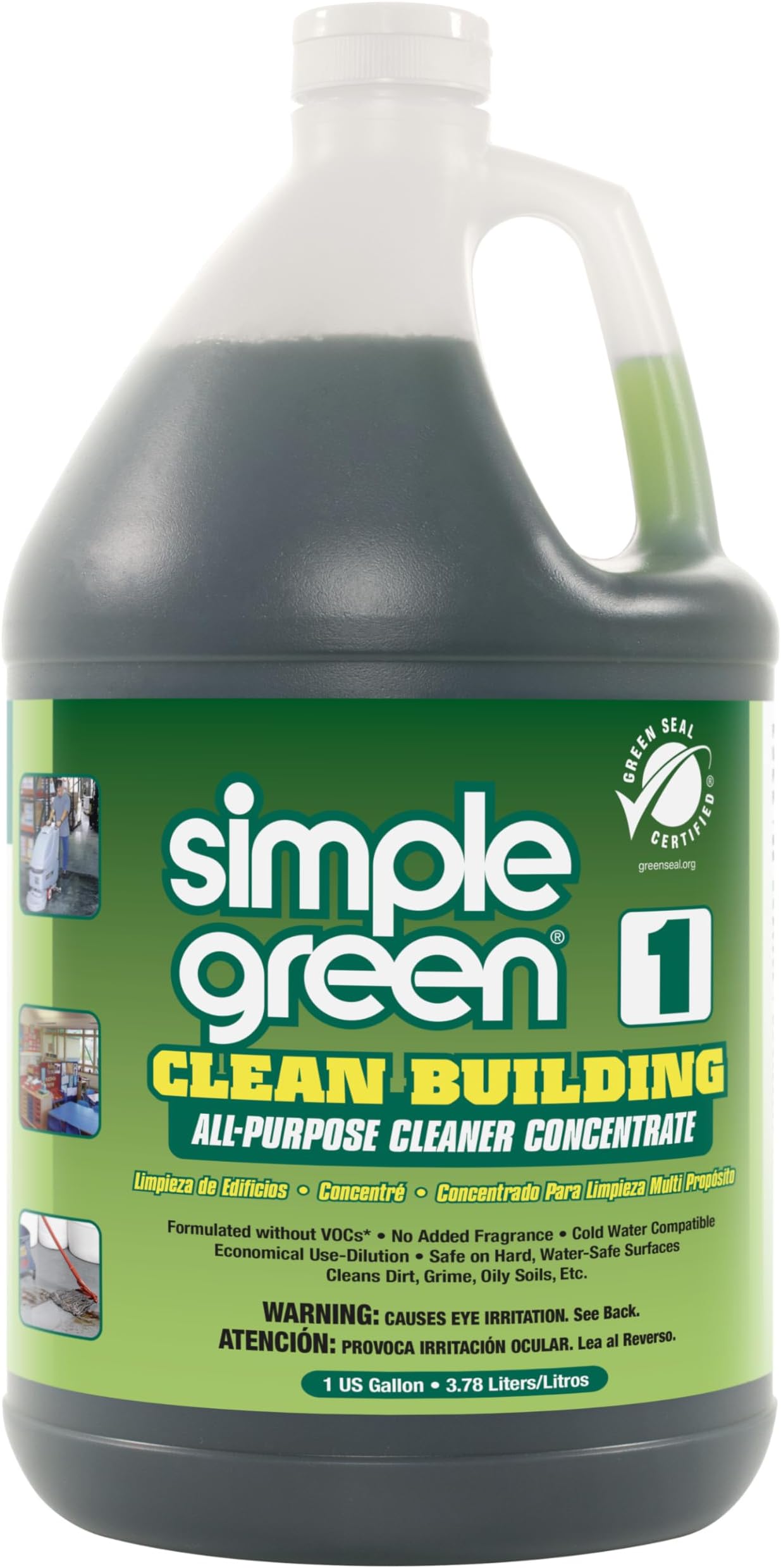 Industrial SMP11001 Clean Building All-Purpose Cleaner Concentrate, 1gal Bottle