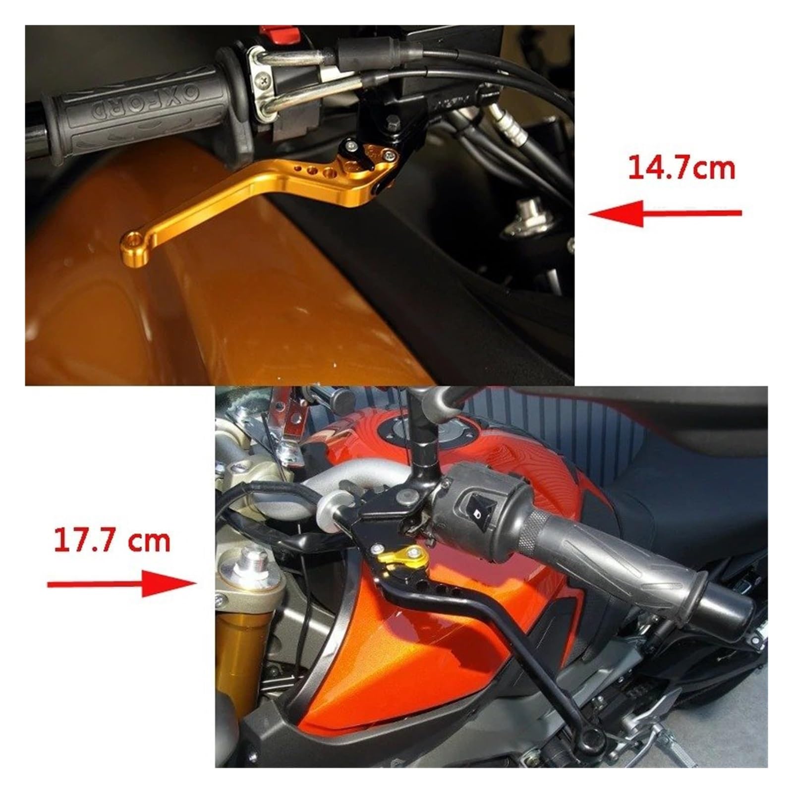 Moto Leve Frizione Freno Per XV535 XV Virago 535 1987 1988 1989 1990 1991 1992-2000 Moto Freno Regolabile Maniglia A Leva Di Frizione Leve Freno Frizione(C)