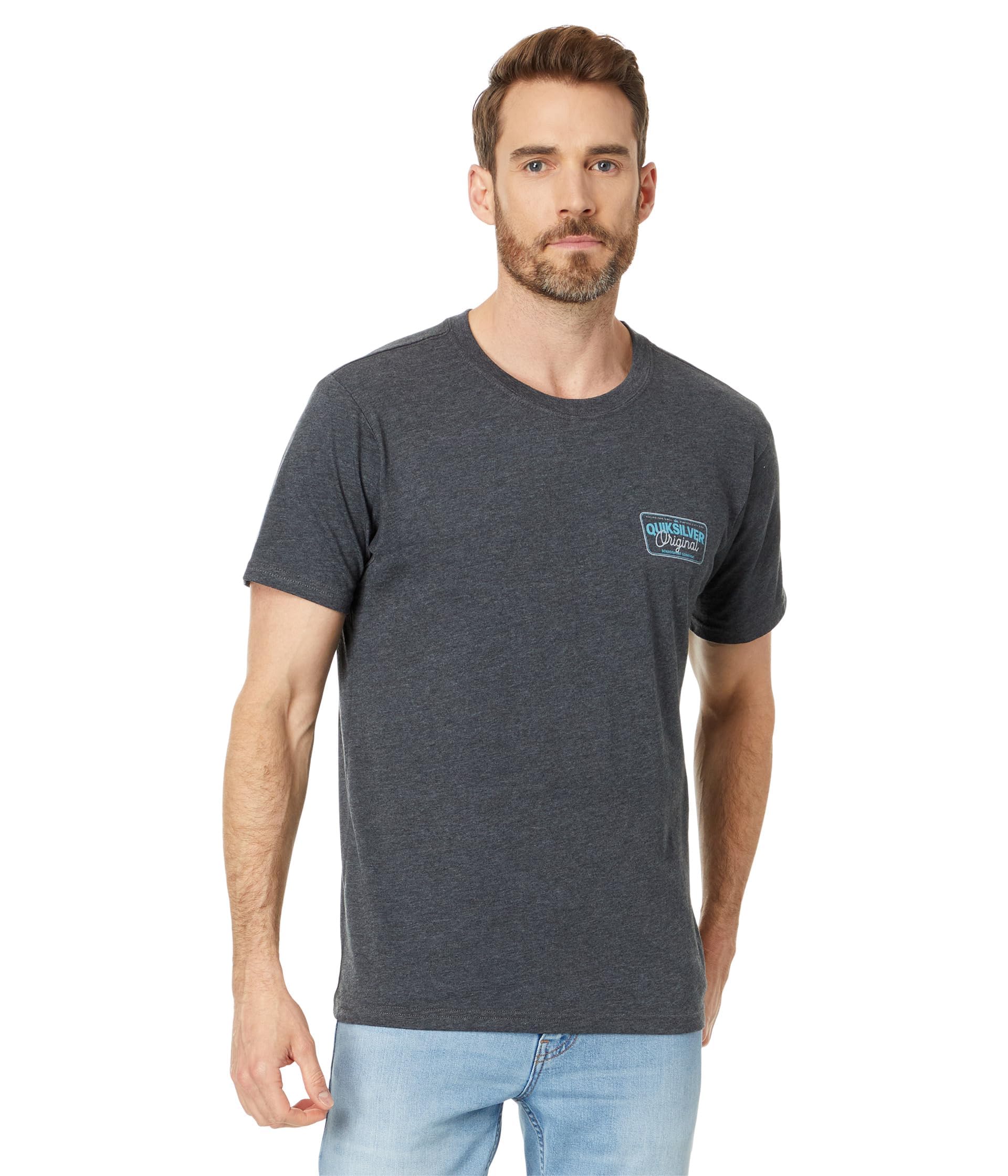 QuiksilverAdrenaline Spike Short Sleeve Tee Charcoal Heather LG