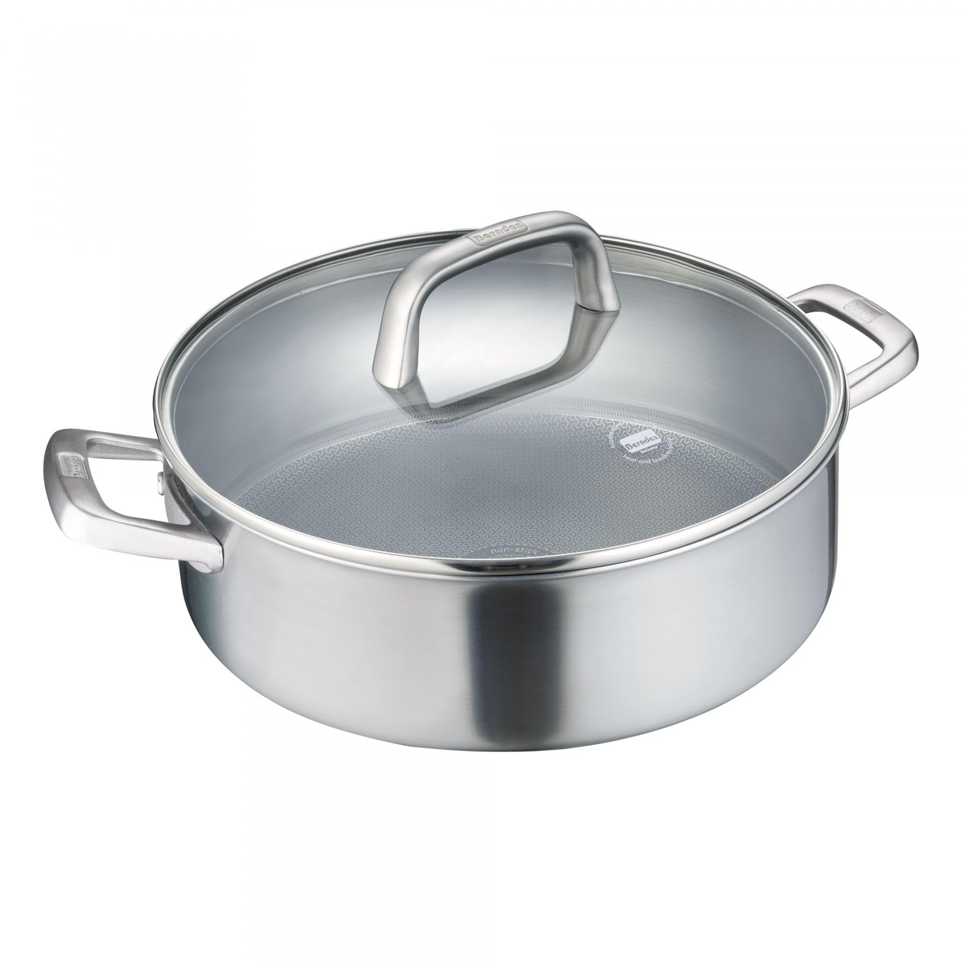 Berndes Servierpfanne Tricion Resist, sauteuse 28 cm, acier inoxydable 5,5 L