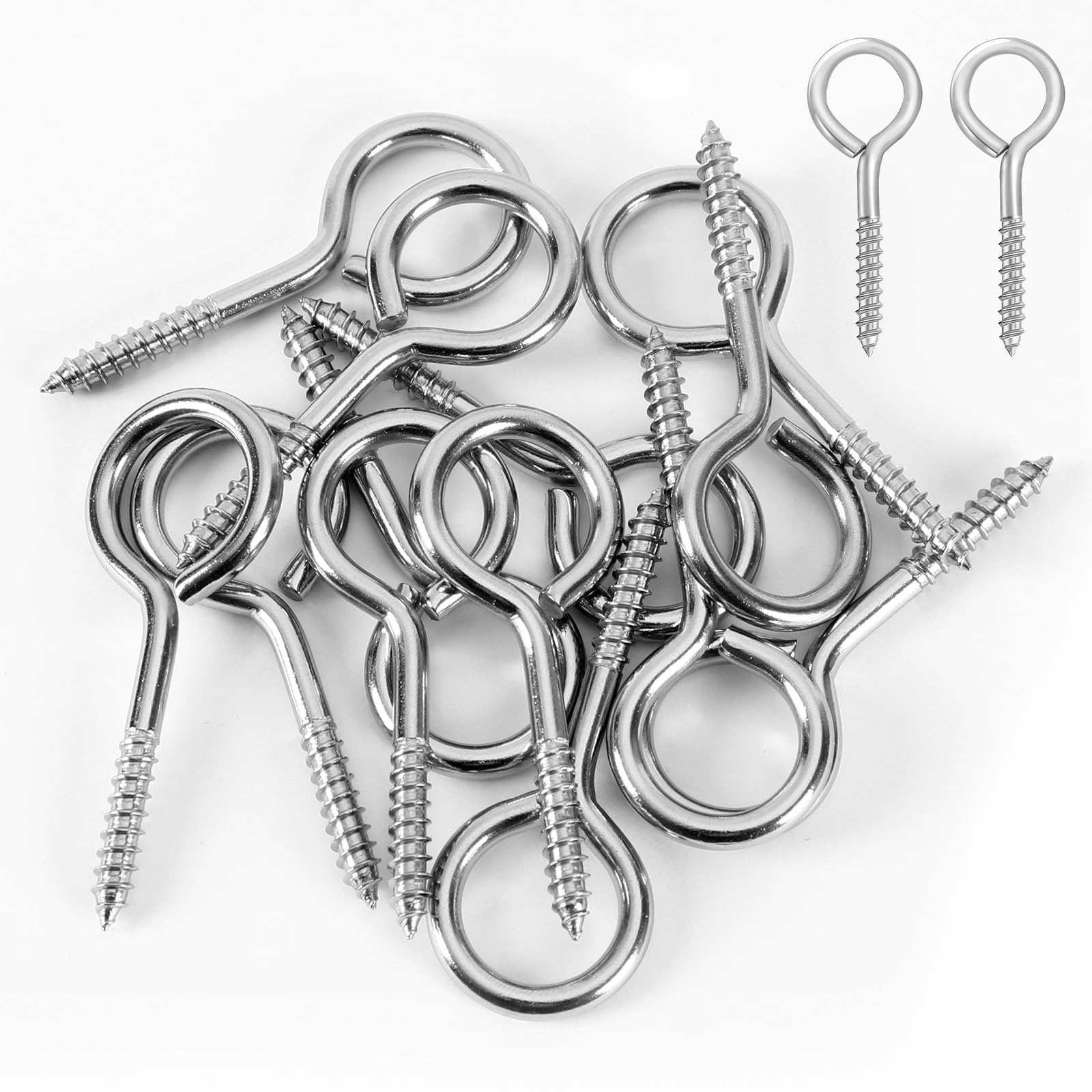 AUGSUN Eye Screws - 150 Pack for Hanging -7