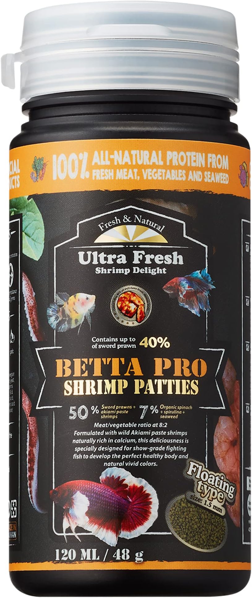 Betta pro shrimp patties