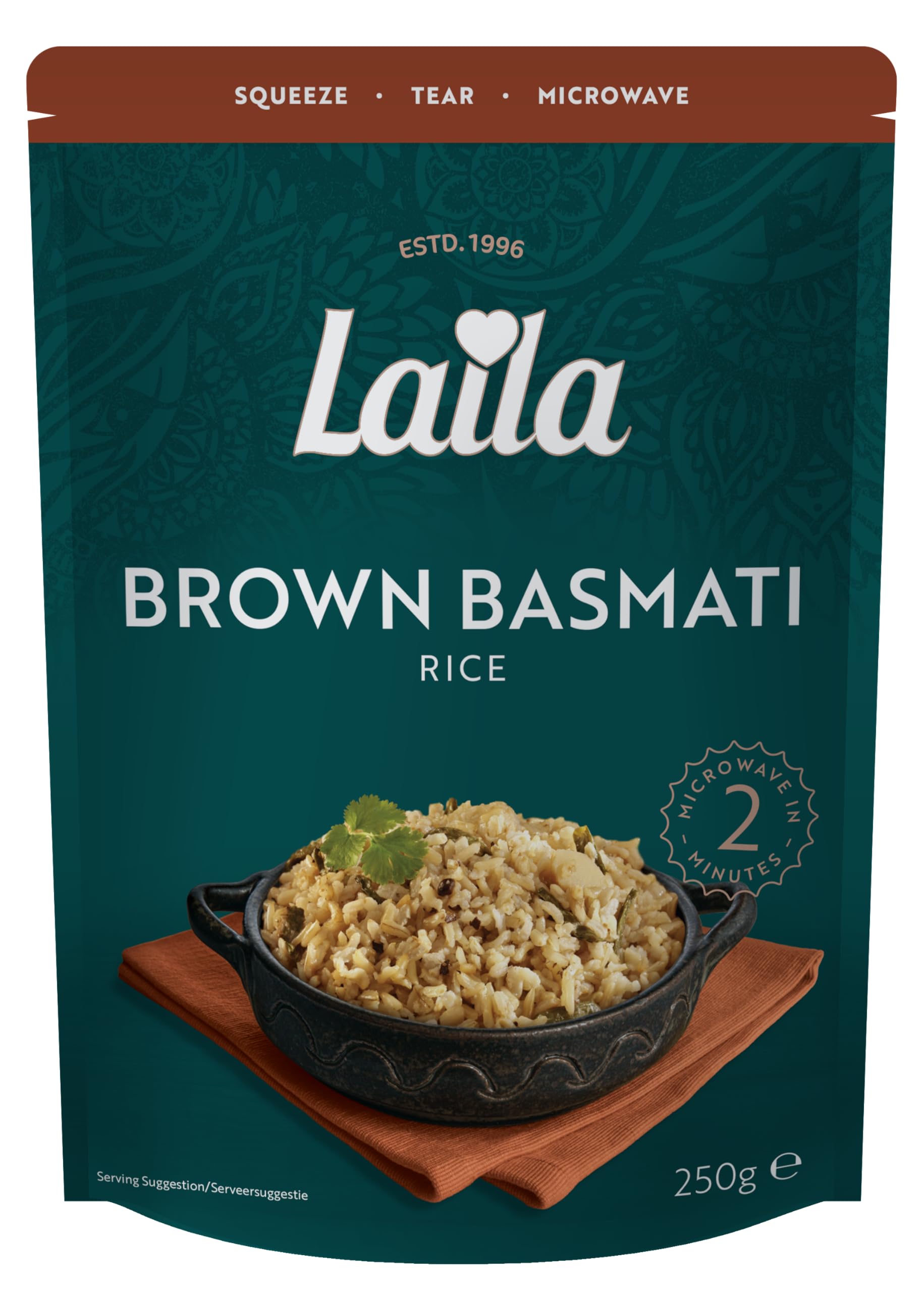 Laila Brown Basmati Microwave Rice, 250g