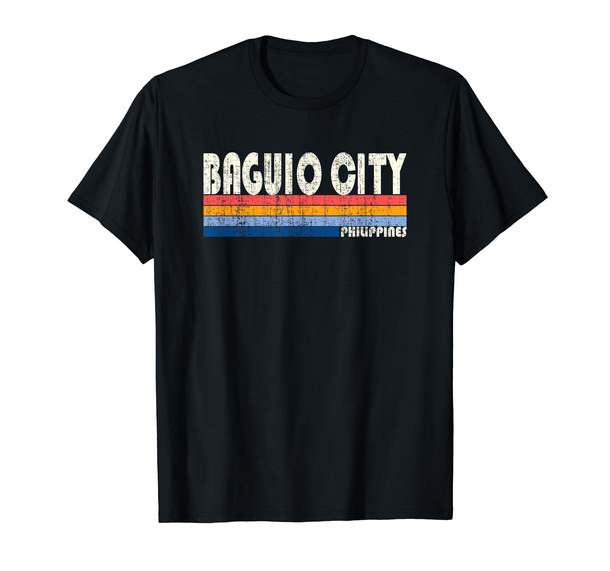 Retro Vintage 70s 80s Style Baguio City, Philippines T-Shirt
