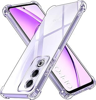 iVoler Cover for Oppo A80 5G, Shockproof Transparent Shock Absorption Case with Soft TPU Bumper, Slim Soft Silicone TPU Protective Case