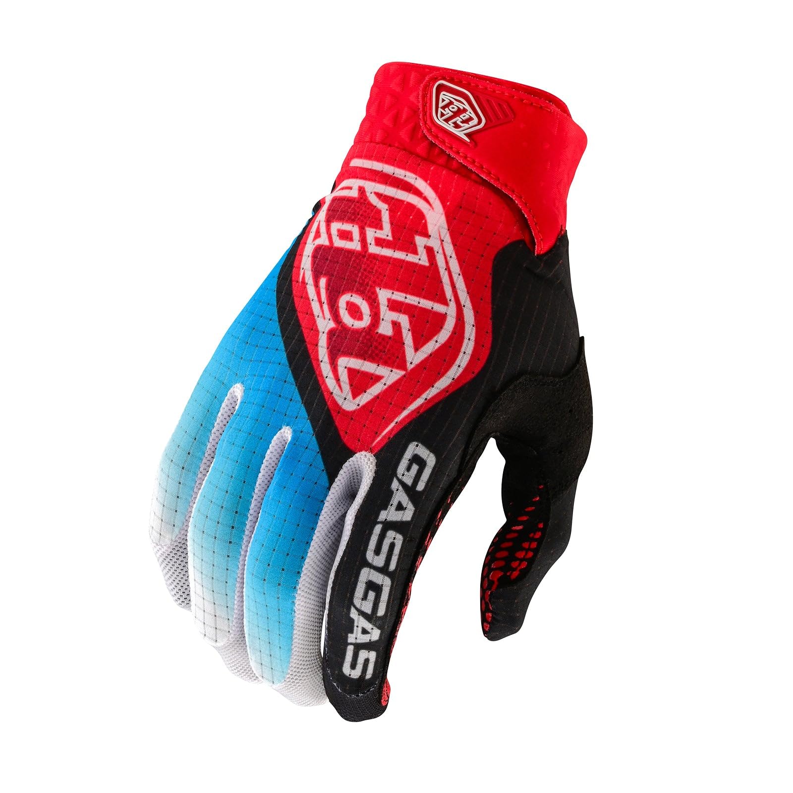 Troy Lee Designs Guanto Ufficiale Team 2019 – Palmo In Pelle Sintetica Clarino, Dita Silicone, Polso Elasticizzato