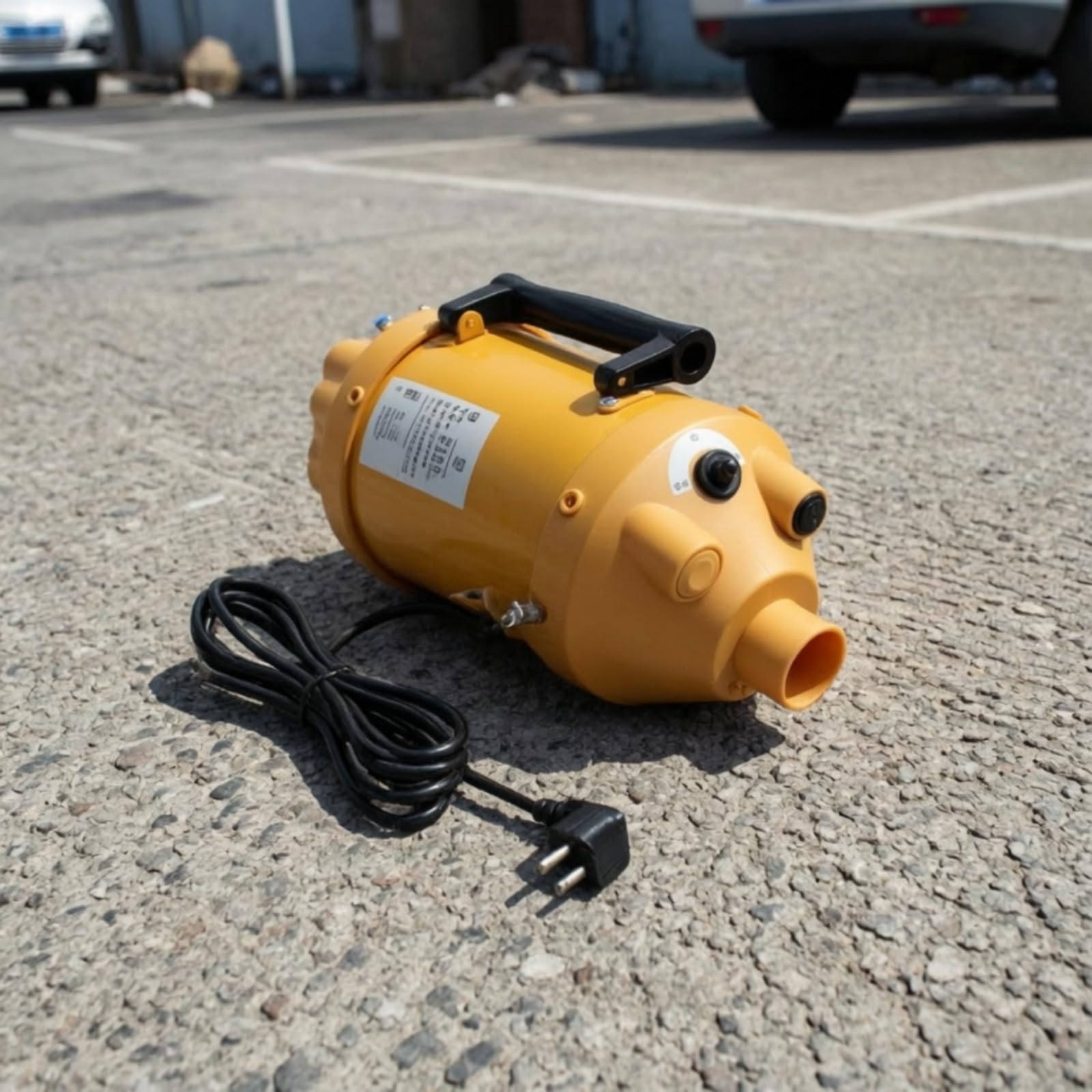 Pompa a Pressione Automatica Pompa Elettrica Gonfiatore Compressore Portatile con Tubo Flessibile E di Controllo Adatta per Tavole Barche Gonfiabili Materassini Attività All’aperto