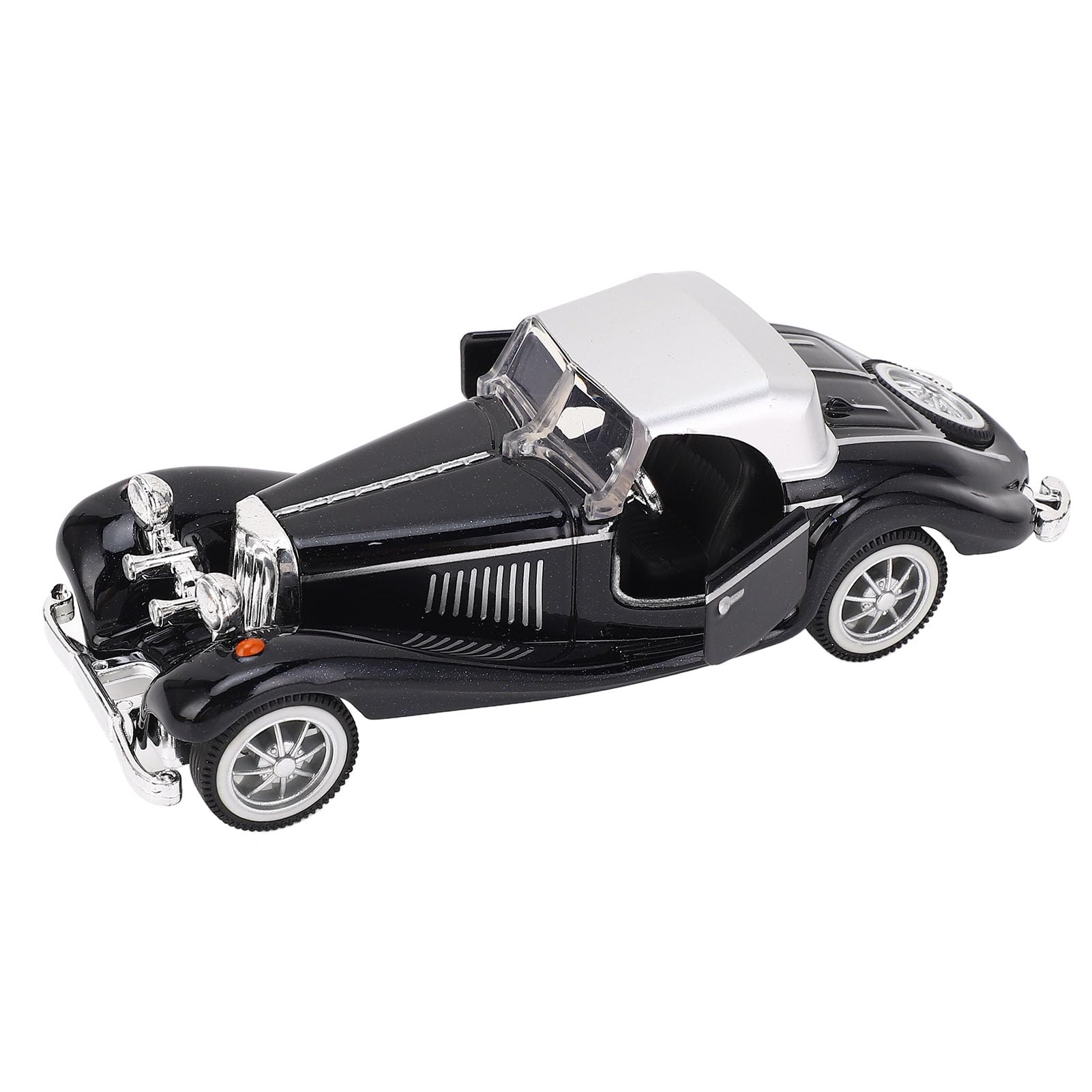NOENNULL Classic Car Model Die Cast Metal Alloy Collectible Car Model Vintage Model Toy Car Collectible Home Decoration Ornament (Black)