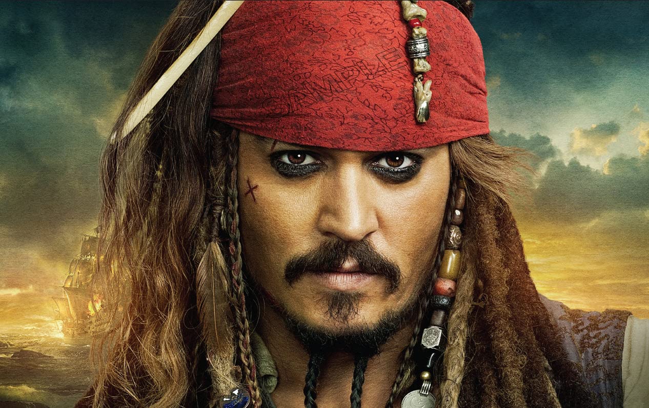 Johnny Depp Captain Jack Sparrow Poster Film Movie Photo Wall Art Picture Poster A4