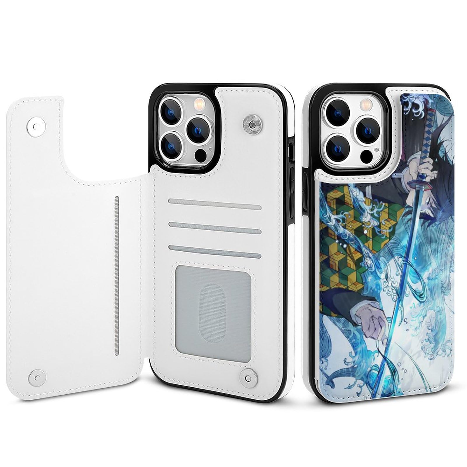 Amazon.co.jp: Iphone14 ケース 手帳型 鬼滅の刃 水柱 冨岡義勇 iPhone