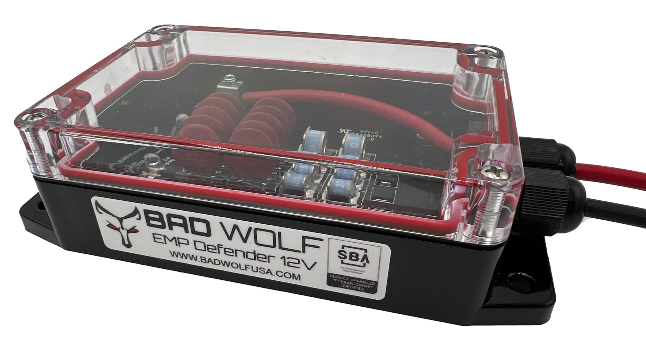 Bad Wolf EMP Defender 12V Vehicle Surge Protector with 250kA Surge Current Rating 12VEMP250KA