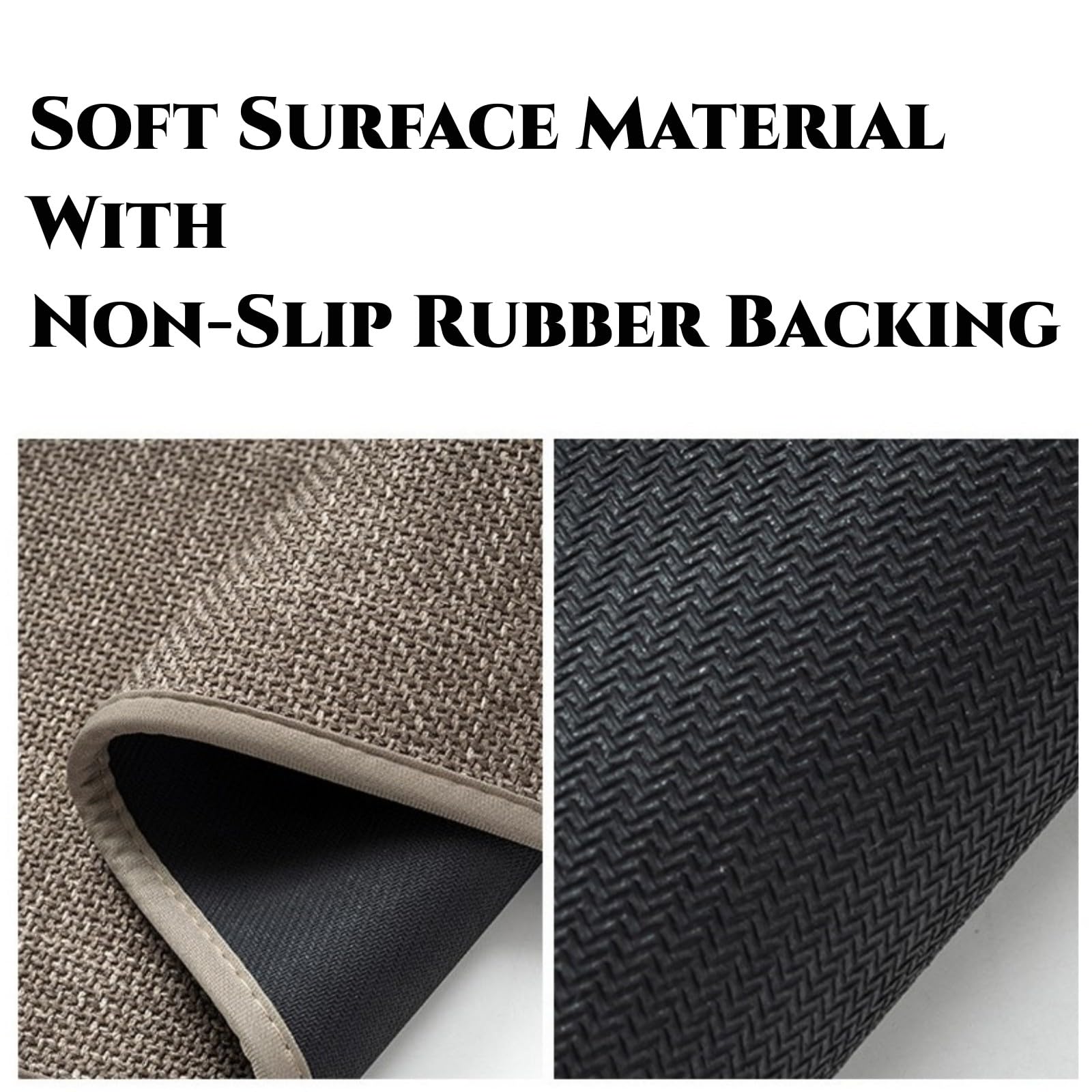 XIUsheUA Tapis De Bain Antidérapant En Forme De L For Entrée, Douche D