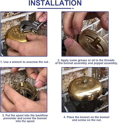 Miniatura 5 de LMWNFEU 905-212 Kit de reparación de capó y poppet apto para Febco #765 PVB de 1 pulgada a 1-14 '' disyuntor de vacío y prevención de reflujo