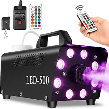Sharelife ミニ LED500 スモーク Amazon.co.jp: Sharelife ミニ 500W 赤、緑、青のLEDが変わる