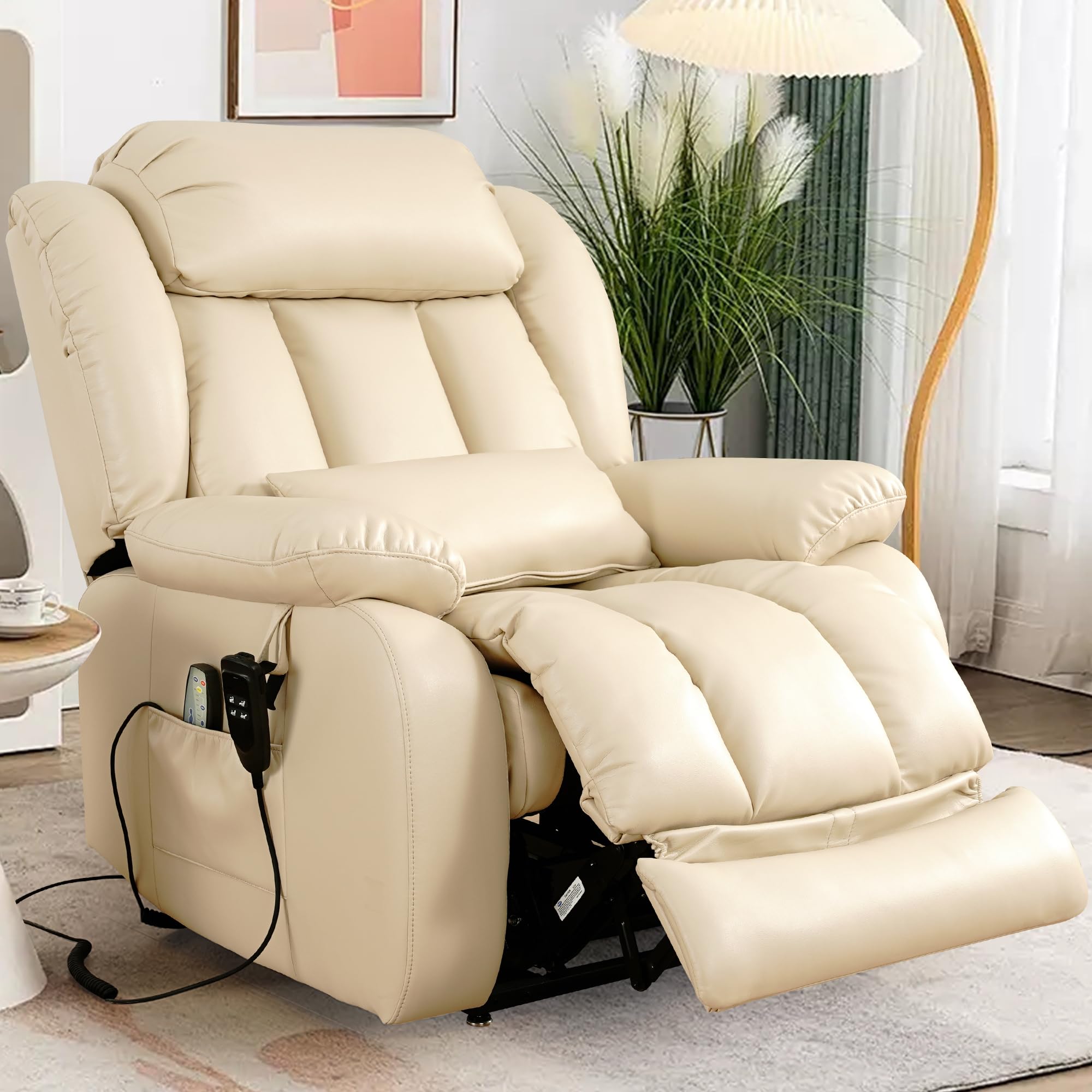 EDILLY XL Genuine Leather Lift Chair