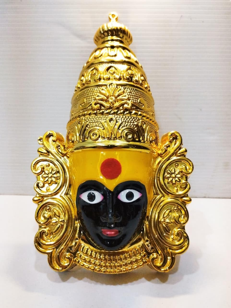 Goddess Amba Mata Plastic Mukhota Face – Traditional Devi Maa Mask for Puja, Navratri, Margashirsha-image-14