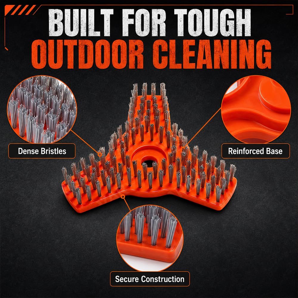 4 Dientes Cabezal Cepillo Desbrozador para Makita DUR369L 2020-2026