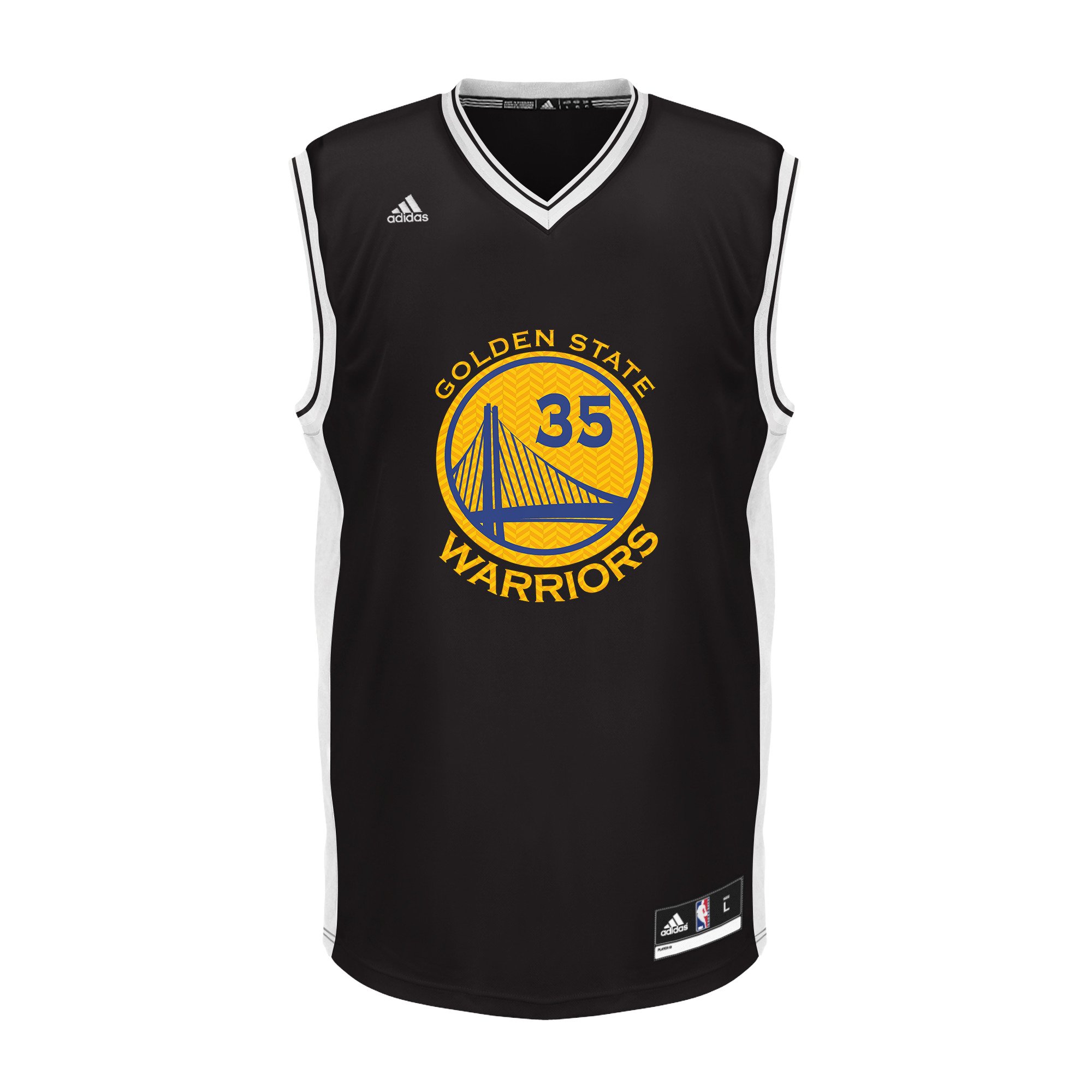 kevin durant black warriors jersey