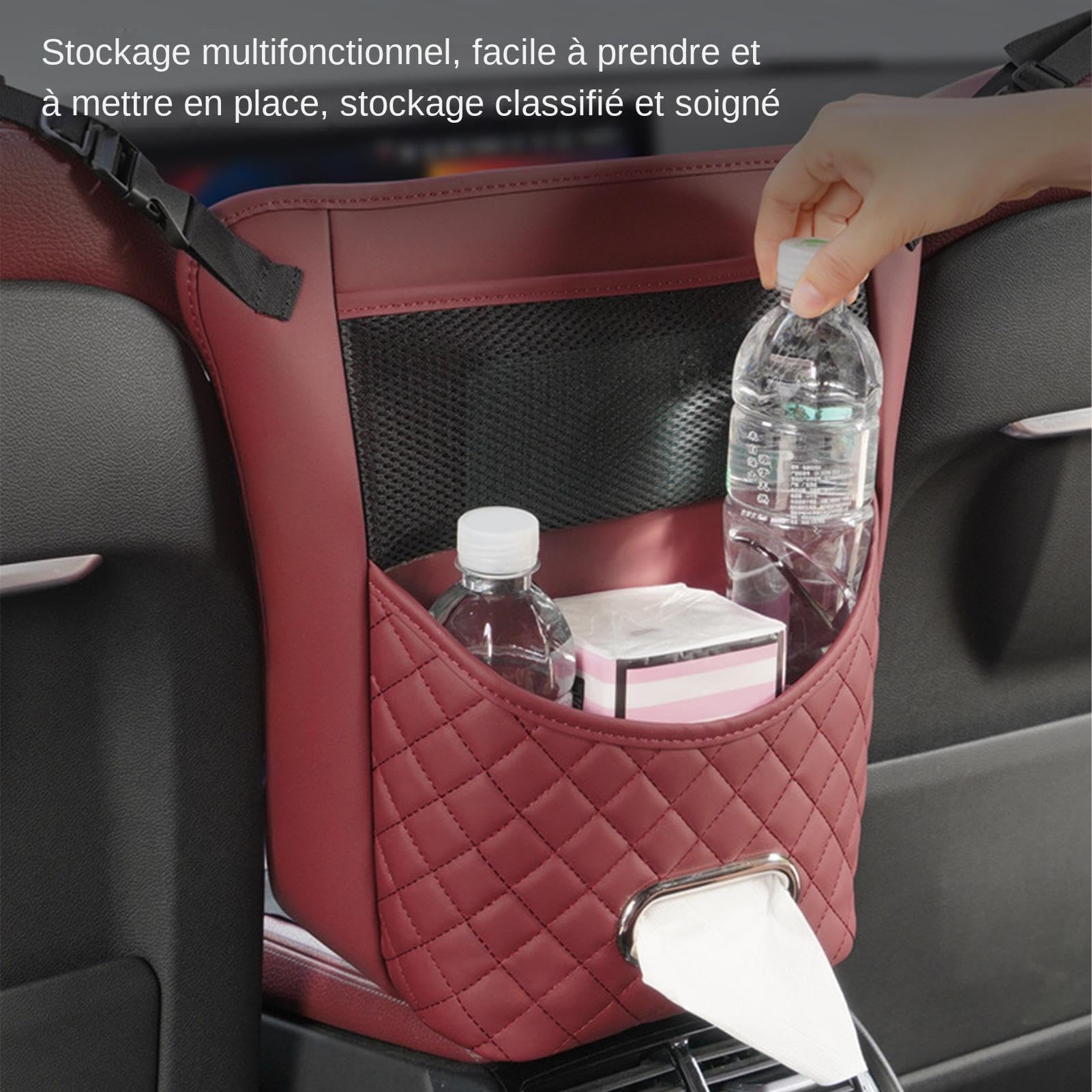Organizer per auto tra i sedili, borsa per seggiolino auto Borsa | Portaborse per auto per organizer per sedile passeggero per camion, SUV