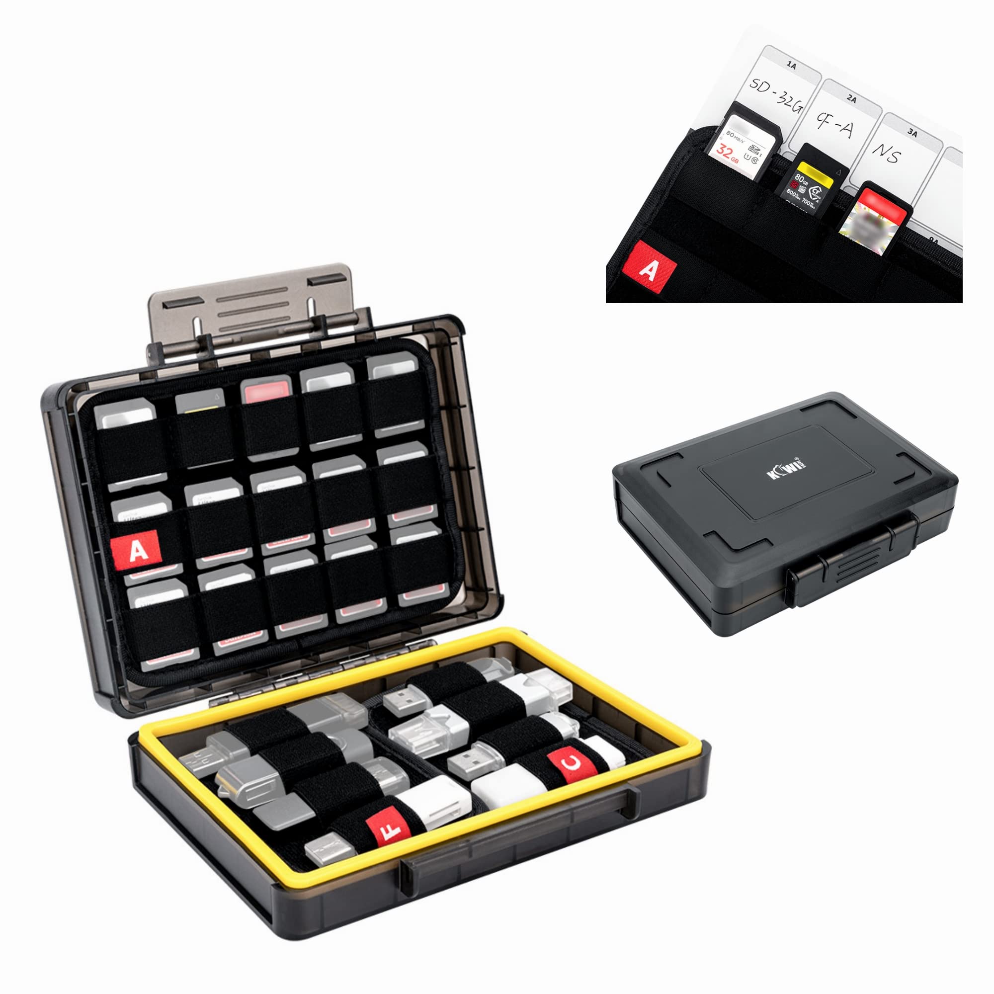 Amazon.co.jp: KIWIFOTOS 大容量 USBメモリ メモリーカードケース USB