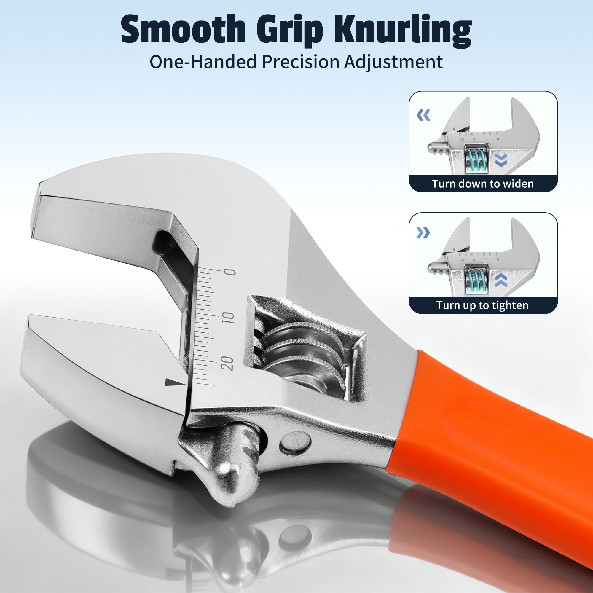 Adjustable Wrench Set - 4 Pcs 6"-12" -7 Adjustable Wrench Set - 4 Pcs 6"-12" -7