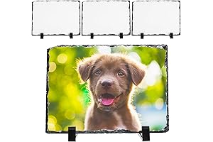 Nicunom Sublimation Blank Slate Rock Picture Frame