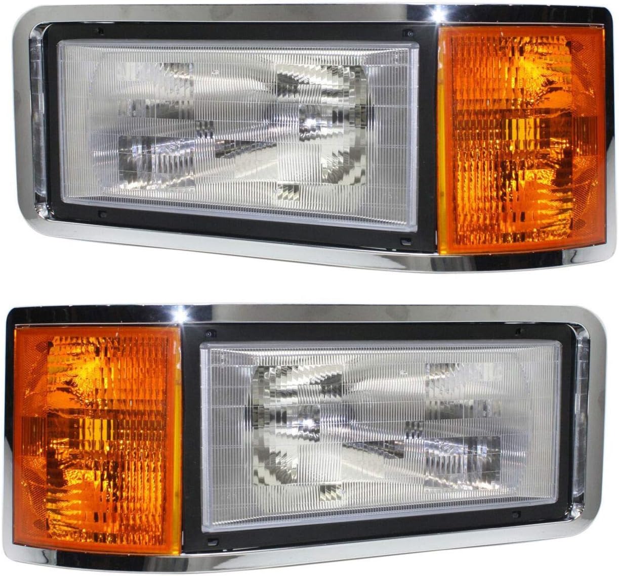 Travel Supreme Select 2002-2004 RV Motorhome Pair (Left & Right) Replacement Headlights