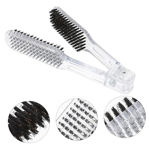 Miniatura 3 de Cepillo de pinza para alisar el cabello Pinza para el cabello Cepillo de doble cara alisador de doble cara cepillo alisador de pelo Peine de