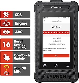 LAUNCH OBD2 Scanner 16 Reset Automotive Tools Android Diagnostic Scan Tool ABS/SRS/Engine Code Reader,IMMO/ABS Bleeding/EPB/BMS/SAS/TPMS/Injector Coding Scanner for Car AutoVIN Free Update car scanner