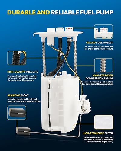 Miniatura 3 de PHILTOP Bombas de combustible eléctricas Módulo de reemplazo para Tacoma 2005-2016 L4 2.7L, V6 4.0L reemplaza # FG0919, SP9005M, P76605M, E8756M,