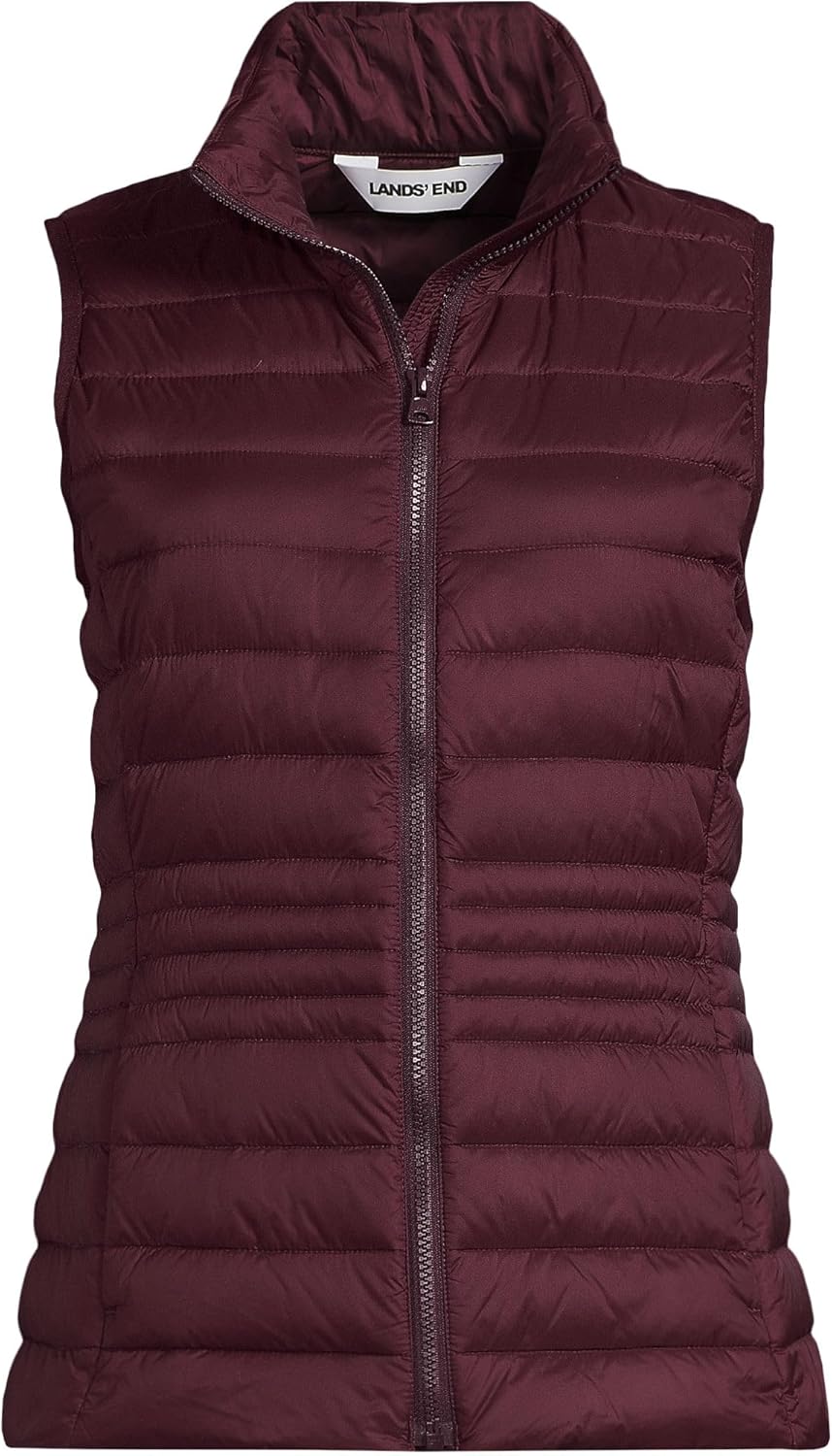 Lands' End Women's Wanderweight Packable Ultralight Down Vest