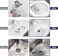Vista 7 de Émbolo de inodoro, herramienta para eliminar obstrucciones de drenaje con ventosas de 4 tamaños, pistola de drenaje de aire de alta presión, abridor