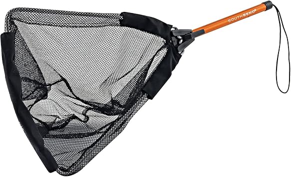 SOUTH BEND Folding Net Durable Aluminum Handle, Lightweight Fishing Gear