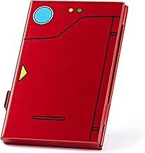 FUNLAB Metal Switch Game Card Case with 6 game storage, Compatible with Nintendo Switch(OLED/Lite) Games Holder – Pokedex Red